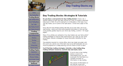 Desktop Screenshot of day-trading-stocks.org