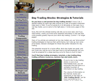 Tablet Screenshot of day-trading-stocks.org